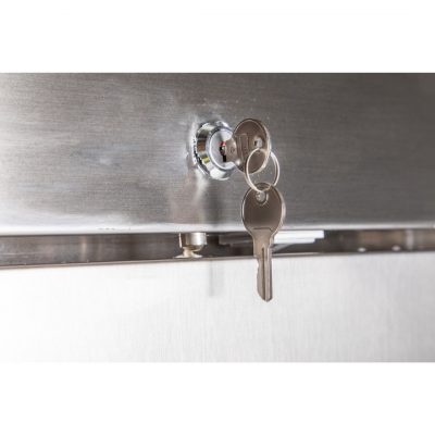 Edelstahlkühlschrank mit Glastür KU 358 G – Bild 9