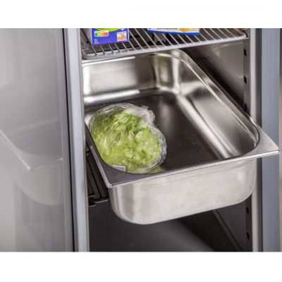 Edelstahlkühlschrank mit Glastür KU 358 G – Bild 8