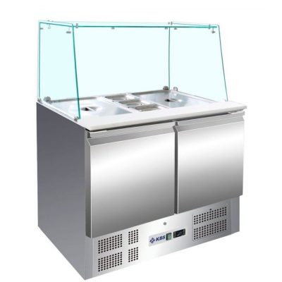 Saladette gerader Glasaufbau KBS 908