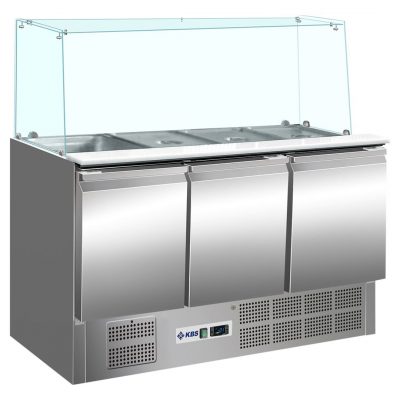 Saladette gerader Glasaufbau KBS 904