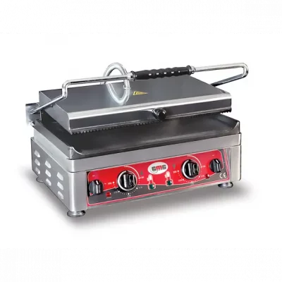 GMG Elektro-Kontaktgrill, oben gerillt, unten glatt