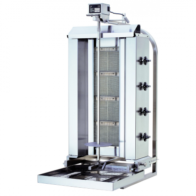 Gas Döner Kebab Grill TopMotor Moving Body