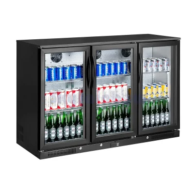 Flaschenkühler, Inhalt 300 Liter, 3 Flügeltüren